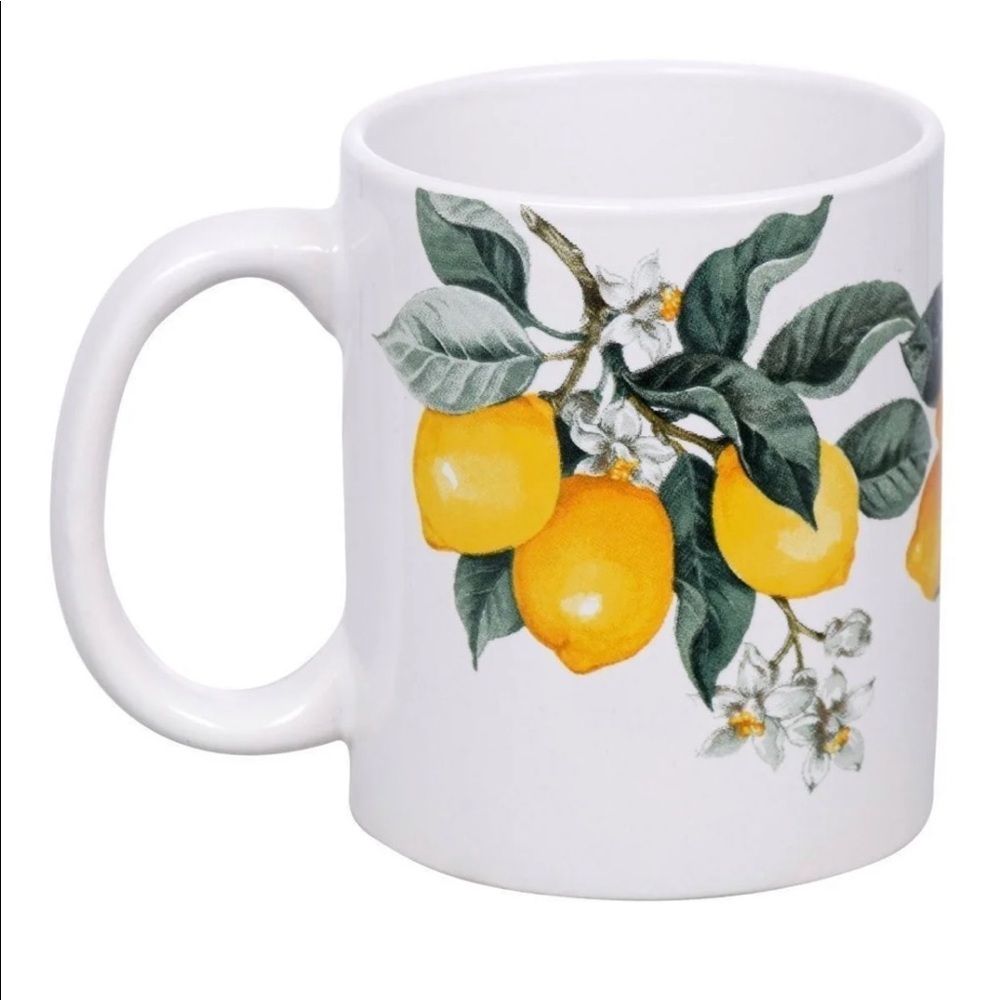 3/ $36 Lemon Printed Tea Mugs Coffee Mugs -Summer Vibes